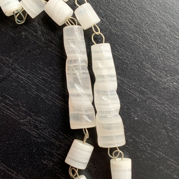 Vintage Mexican Quartz Tribal Mask Necklace - Picture 8 of 9